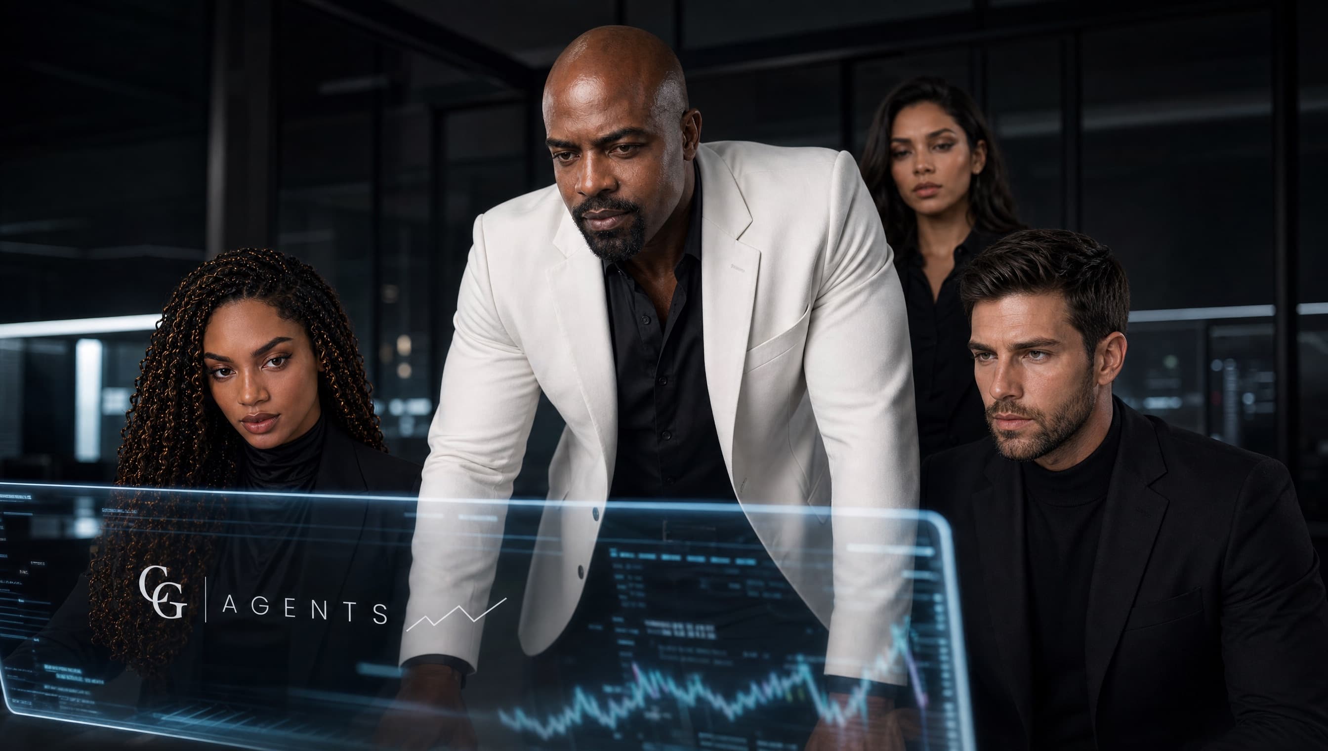 CG Intelligence Agents reviewing acquisition signals